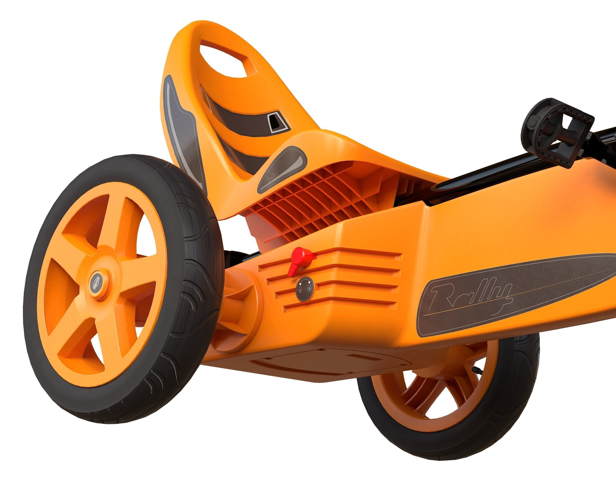 BERG Rally Pearl pedal go-kart Low-poly 3D model_5