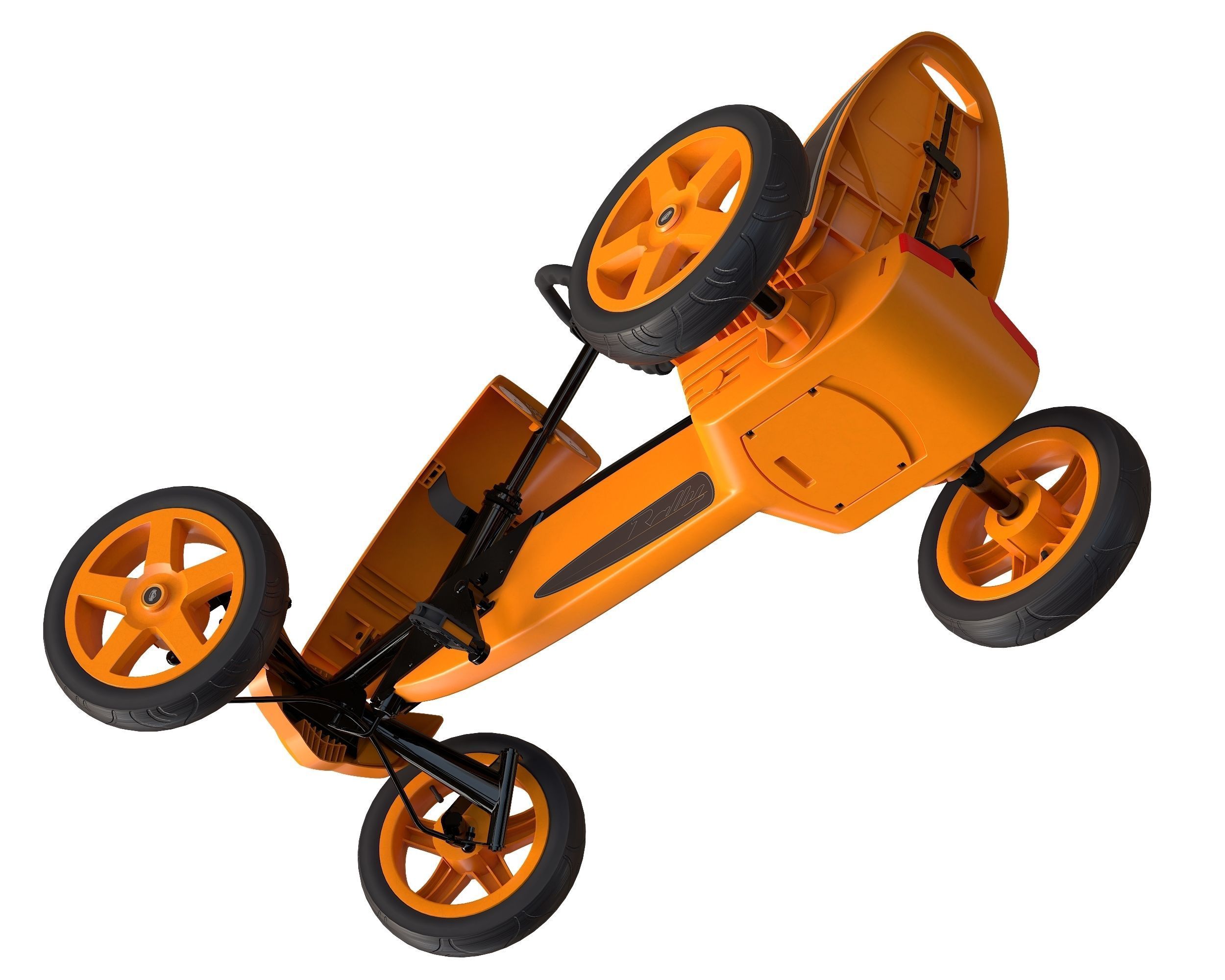 BERG Rally Pearl pedal go-kart Low-poly 3D model_8