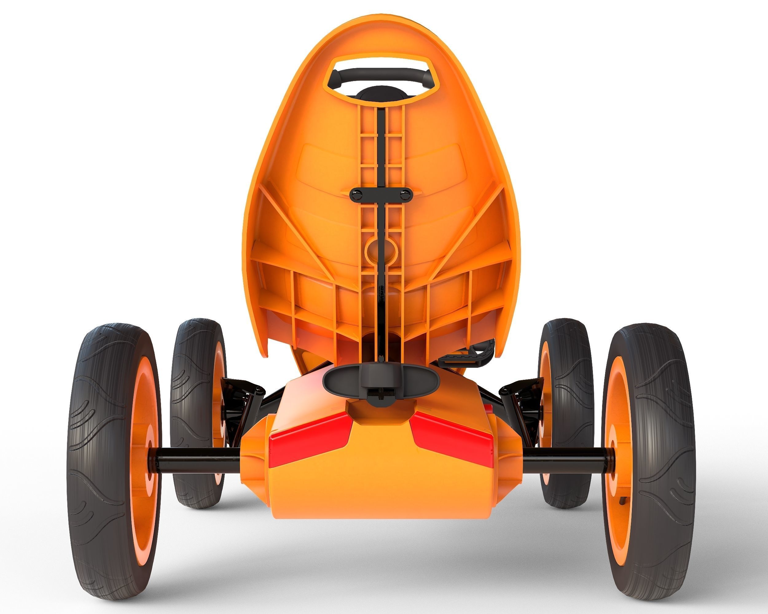 BERG Rally Pearl pedal go-kart Low-poly 3D model_7