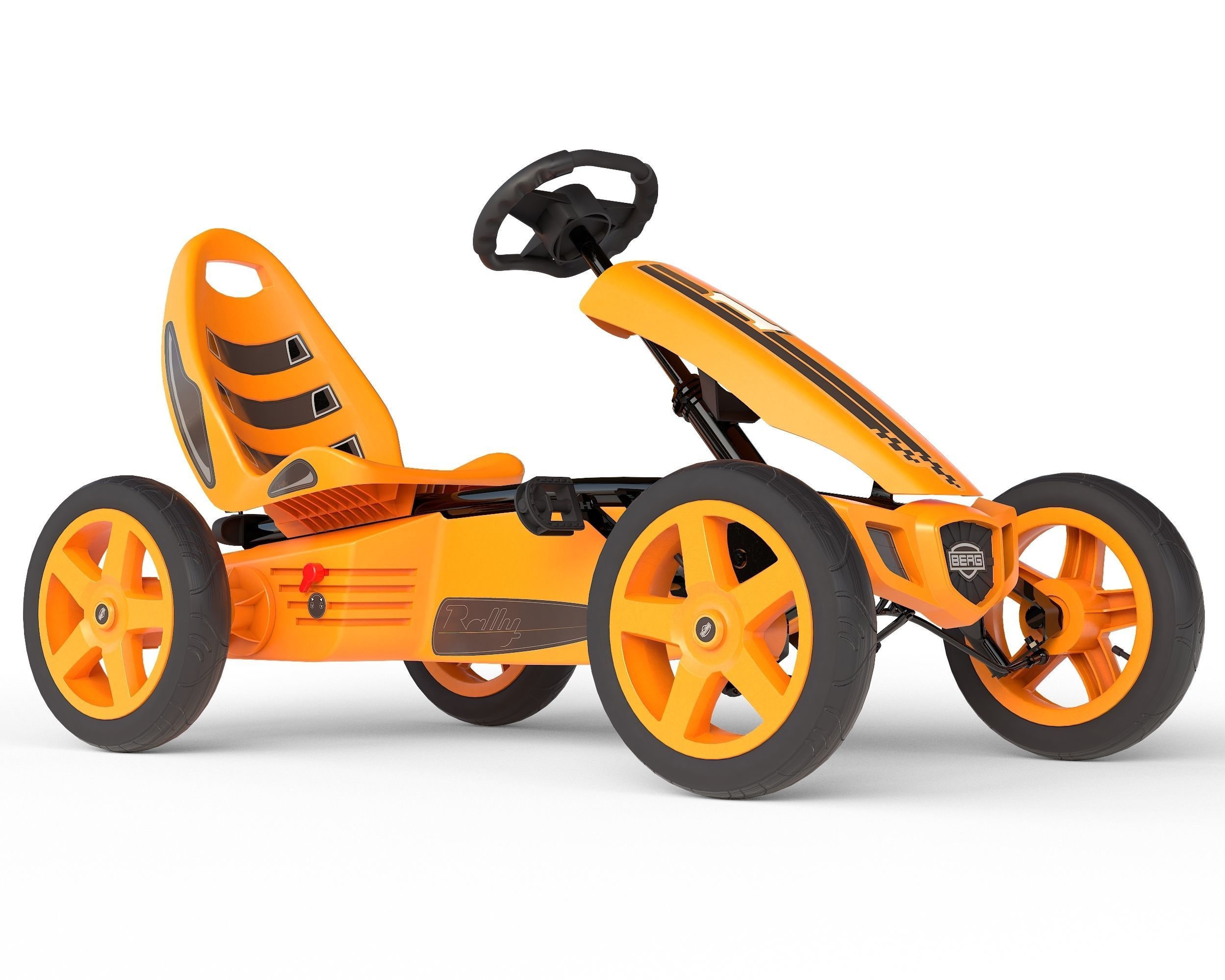 BERG Rally Pearl pedal go-kart Low-poly 3D model_2