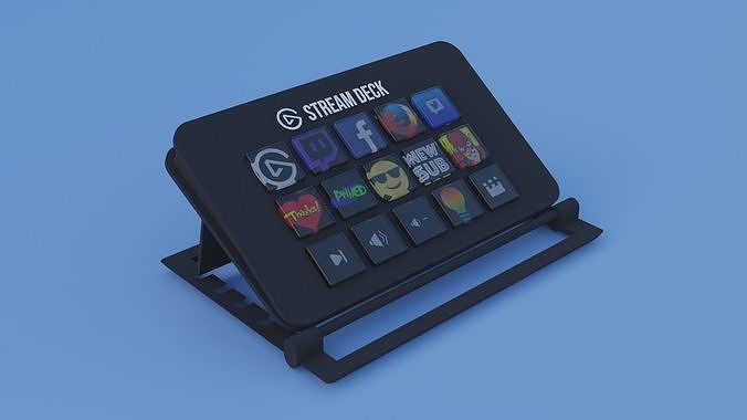 Elgato Stream Deck Black 3D model
