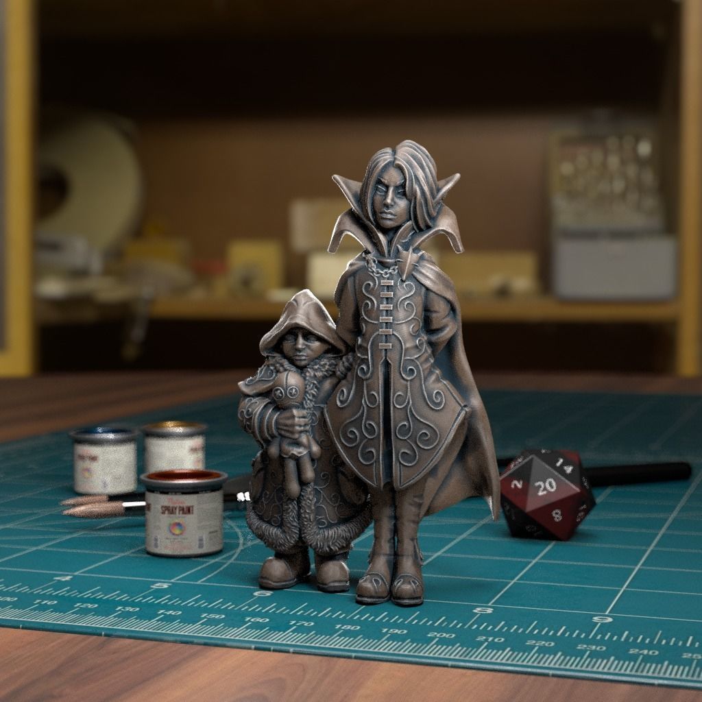 Rose and Thorn Pre-Supported 3D print model_1