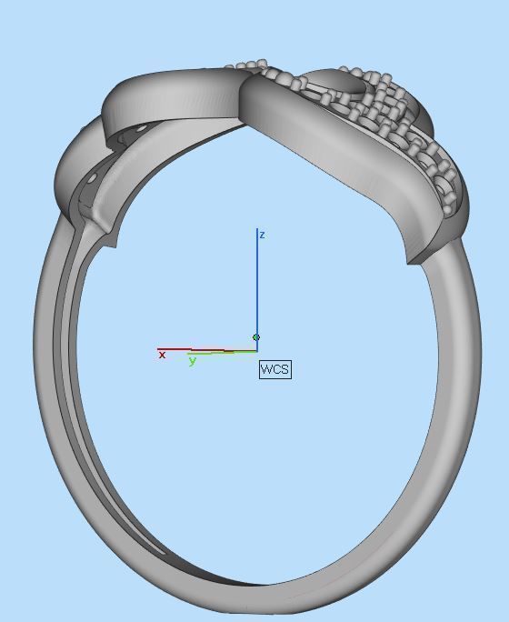 ring flora  3D print model_6