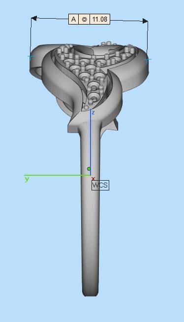 ring flora  3D print model_5