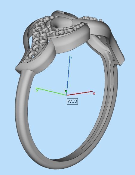 ring flora  3D print model_4