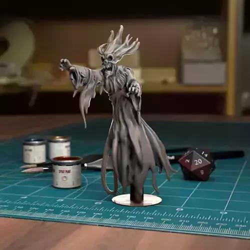 Flying Specter with Base Pre-supported