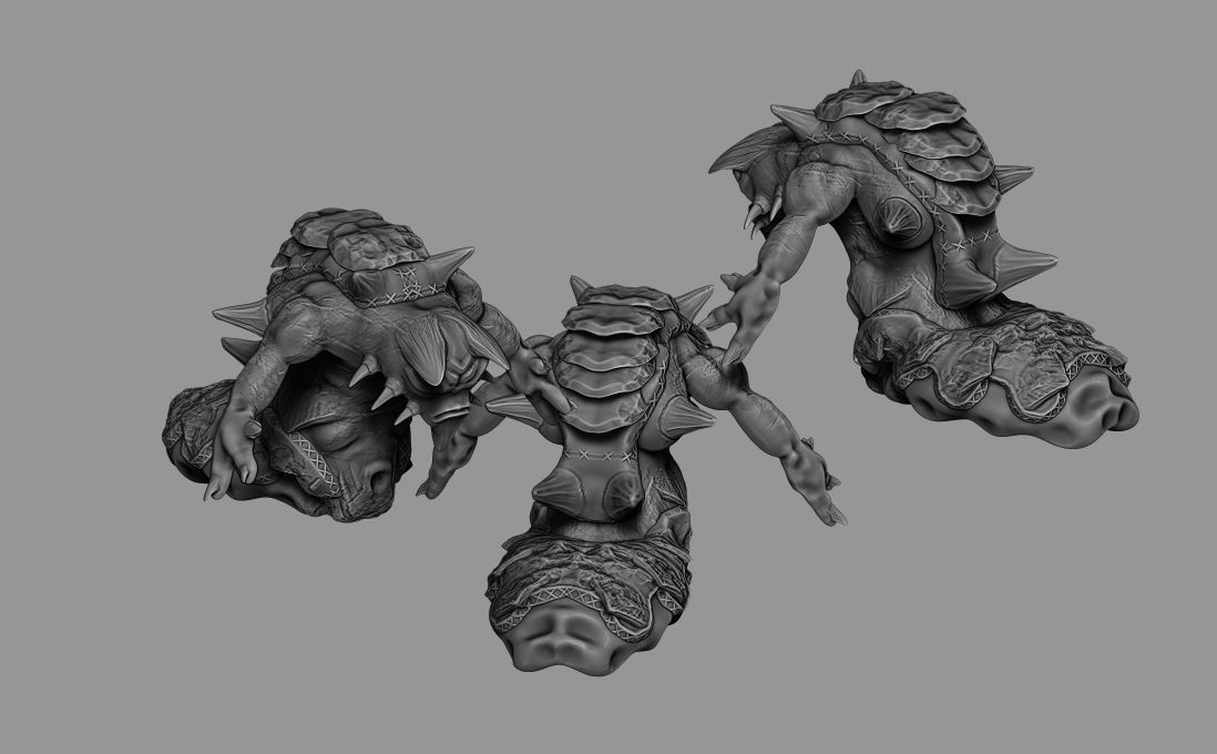 creature demon darkslayer 3D model_4