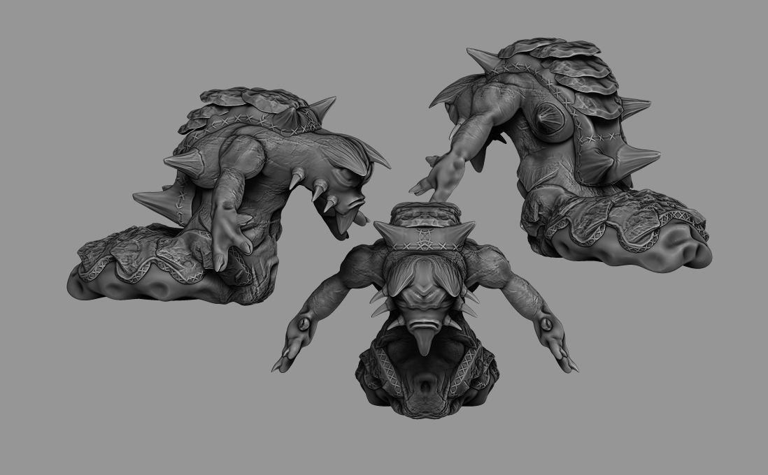 creature demon darkslayer 3D model_3