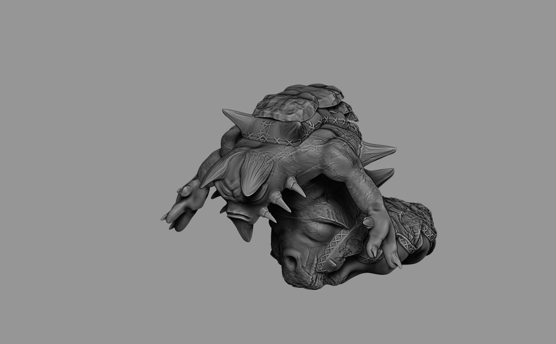 creature demon darkslayer 3D model_7
