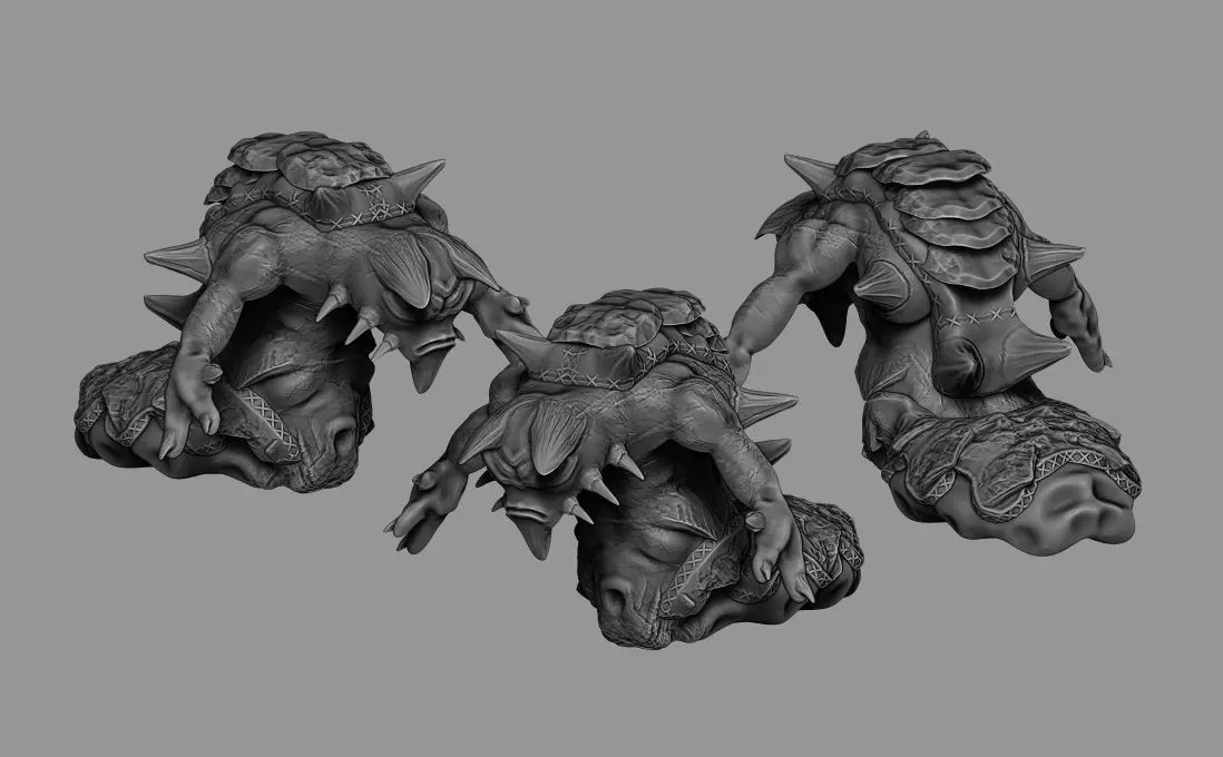 creature demon darkslayer 3D model_0