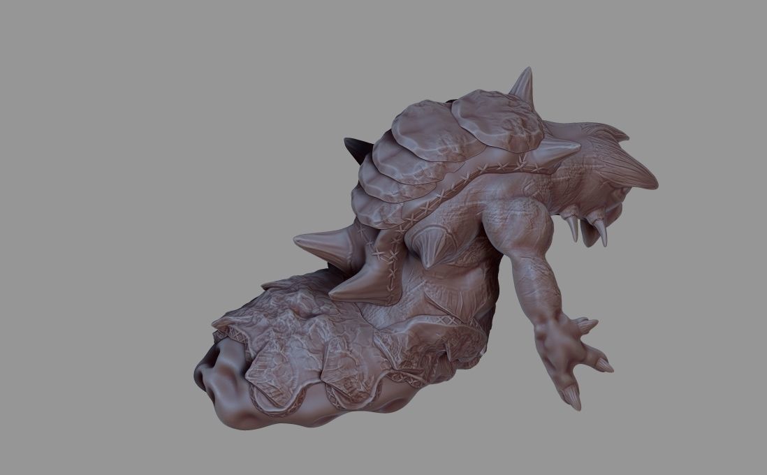 creature demon darkslayer 3D model_6