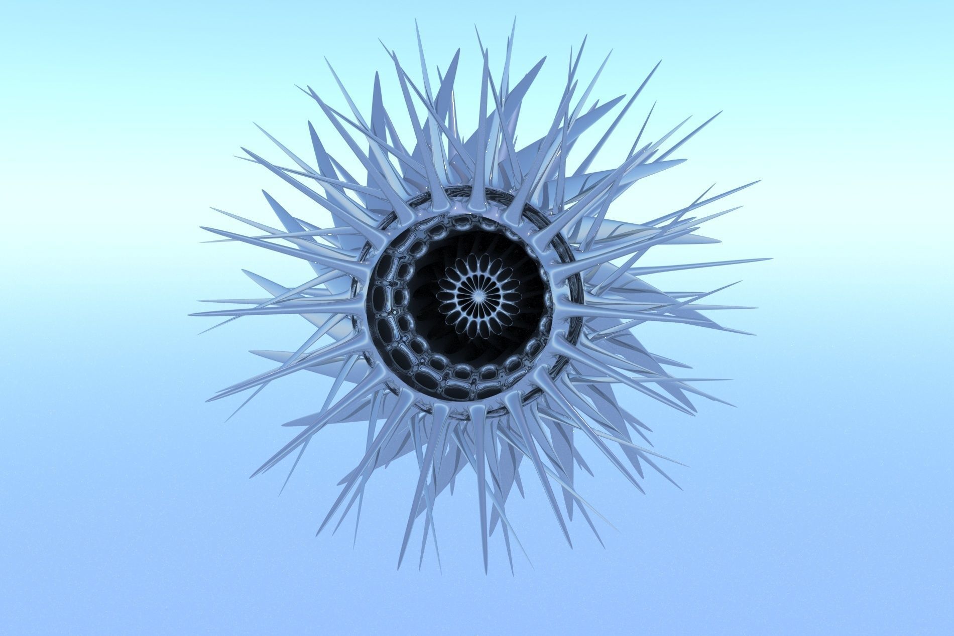 Spaceship Drilling Machine Sci-Fi 3D LowPoly 3D model_2