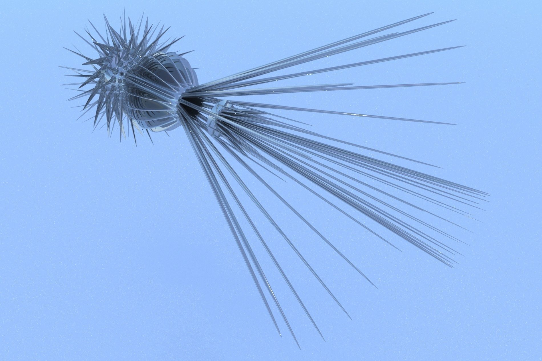 Spaceship Drilling Machine Sci-Fi 3D LowPoly 3D model_19