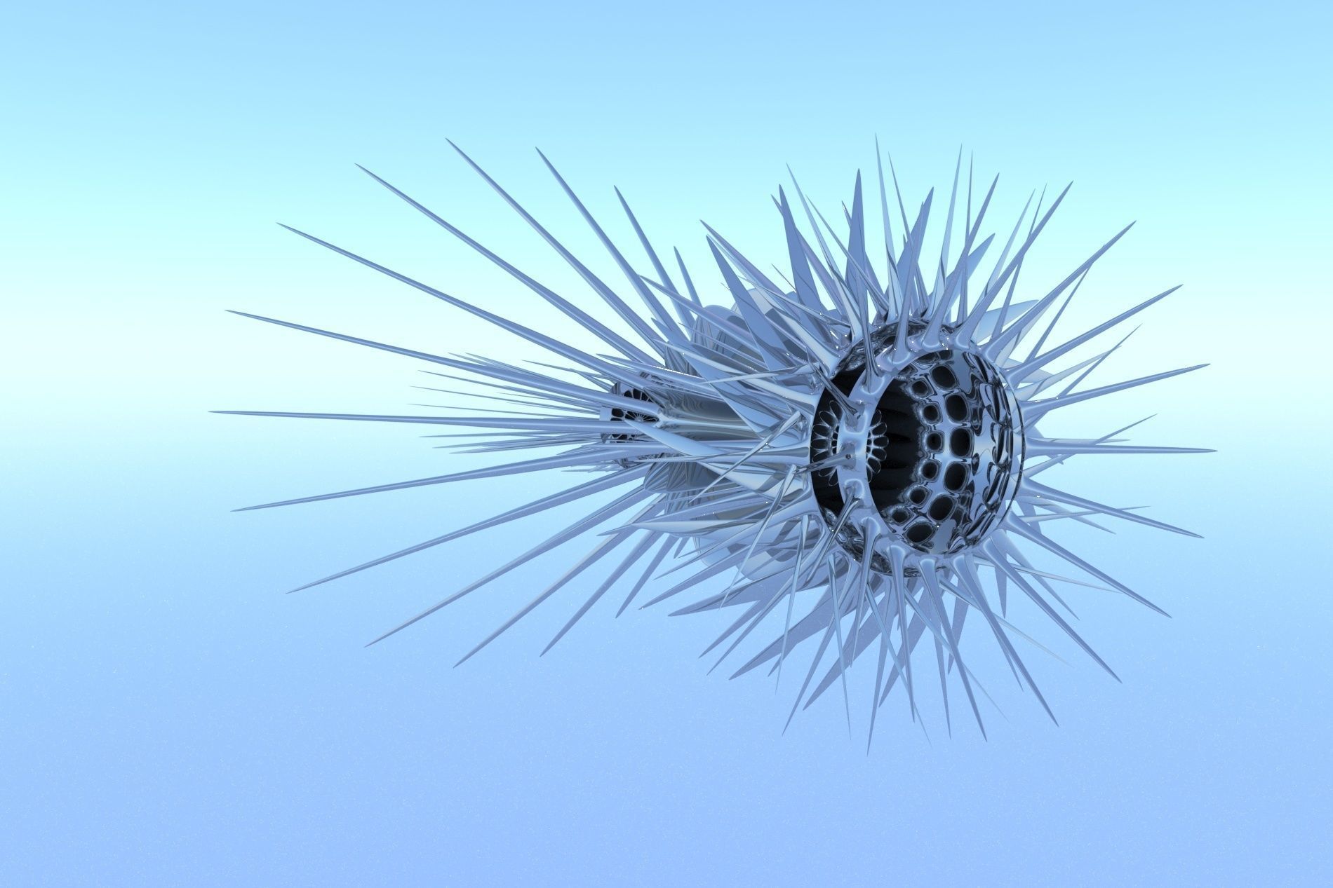 Spaceship Drilling Machine Sci-Fi 3D LowPoly 3D model_12