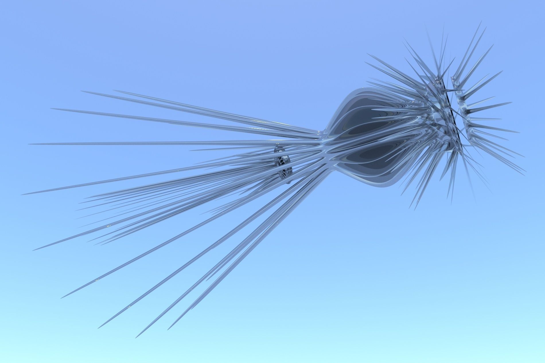 Spaceship Drilling Machine Sci-Fi 3D LowPoly 3D model_9