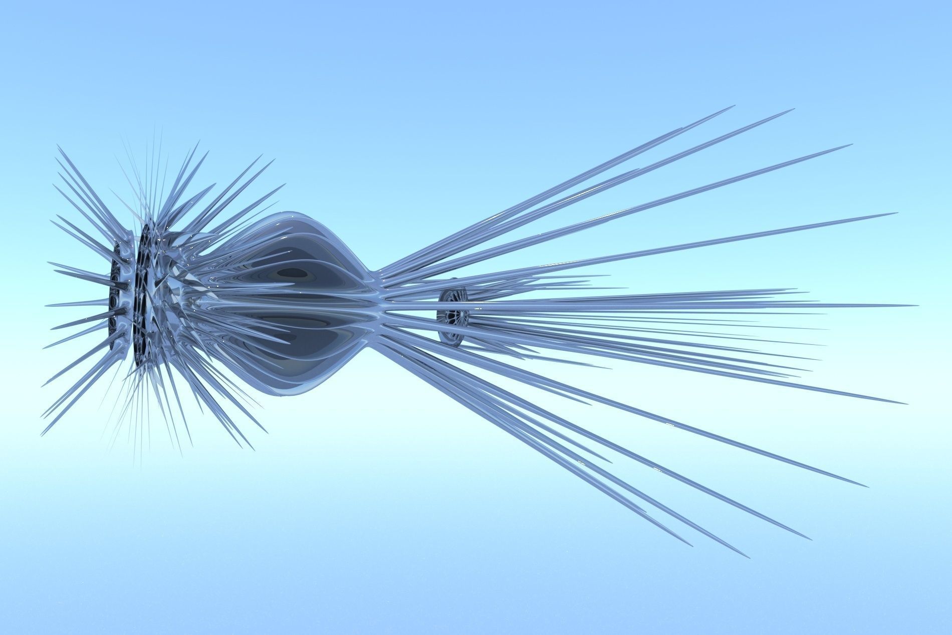 Spaceship Drilling Machine Sci-Fi 3D LowPoly 3D model_17