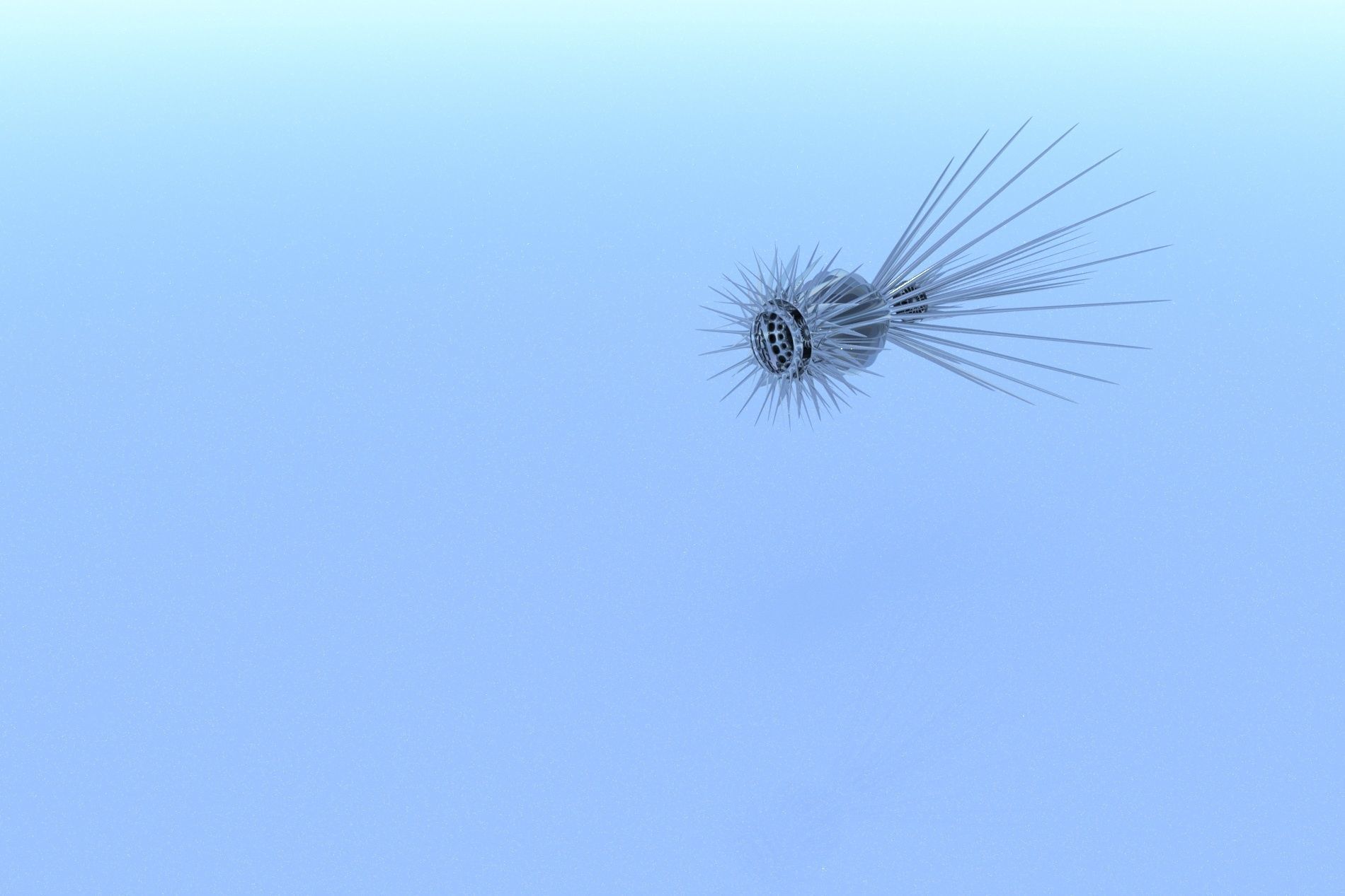 Spaceship Drilling Machine Sci-Fi 3D LowPoly 3D model_14