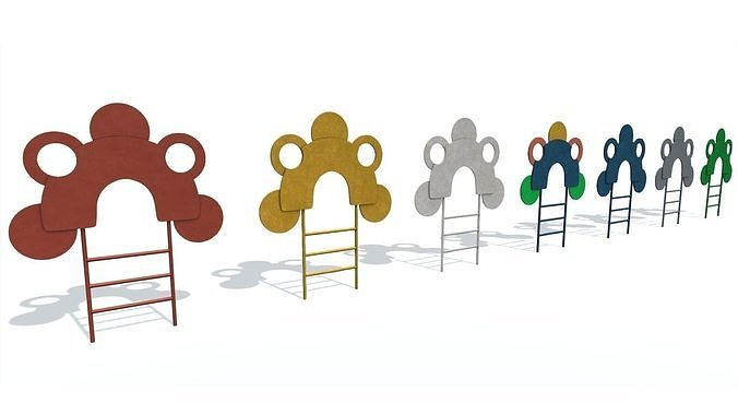 Playground object C Low-poly 3D model