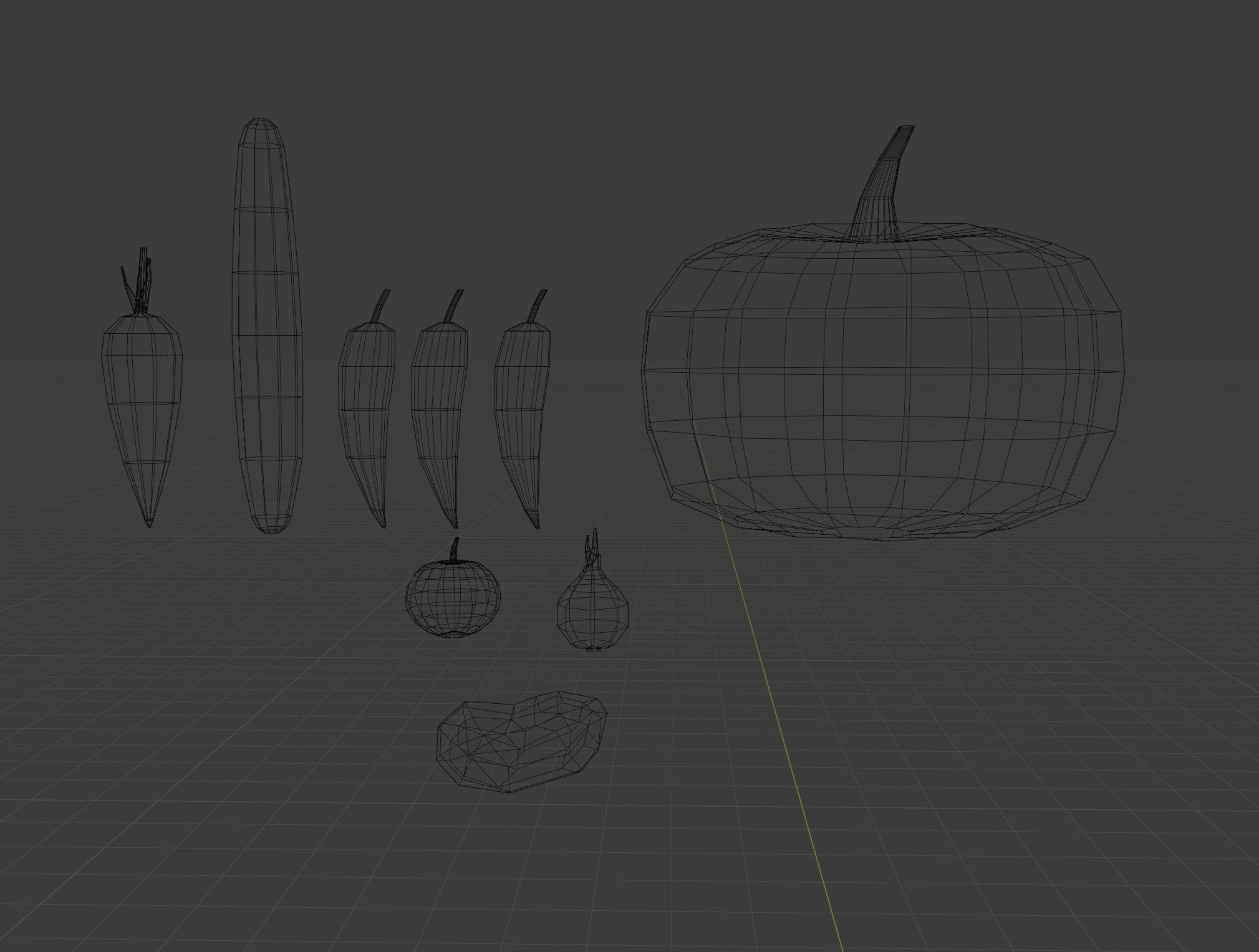 LOWPOLY FARM assets made in Blender 27 HIGH QUALITY models  Low-poly 3D model_25