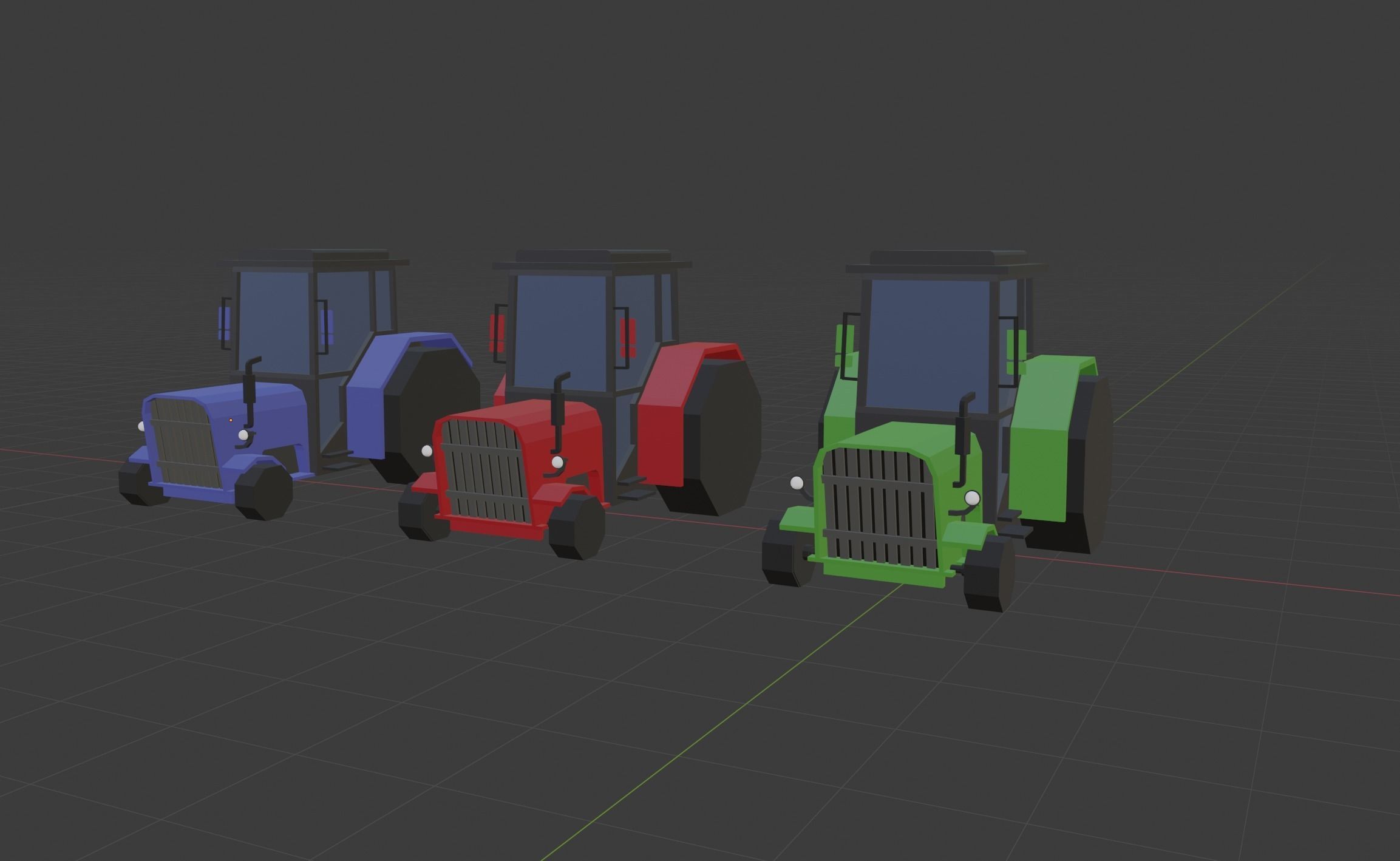 LOWPOLY FARM assets made in Blender 27 HIGH QUALITY models  Low-poly 3D model_23