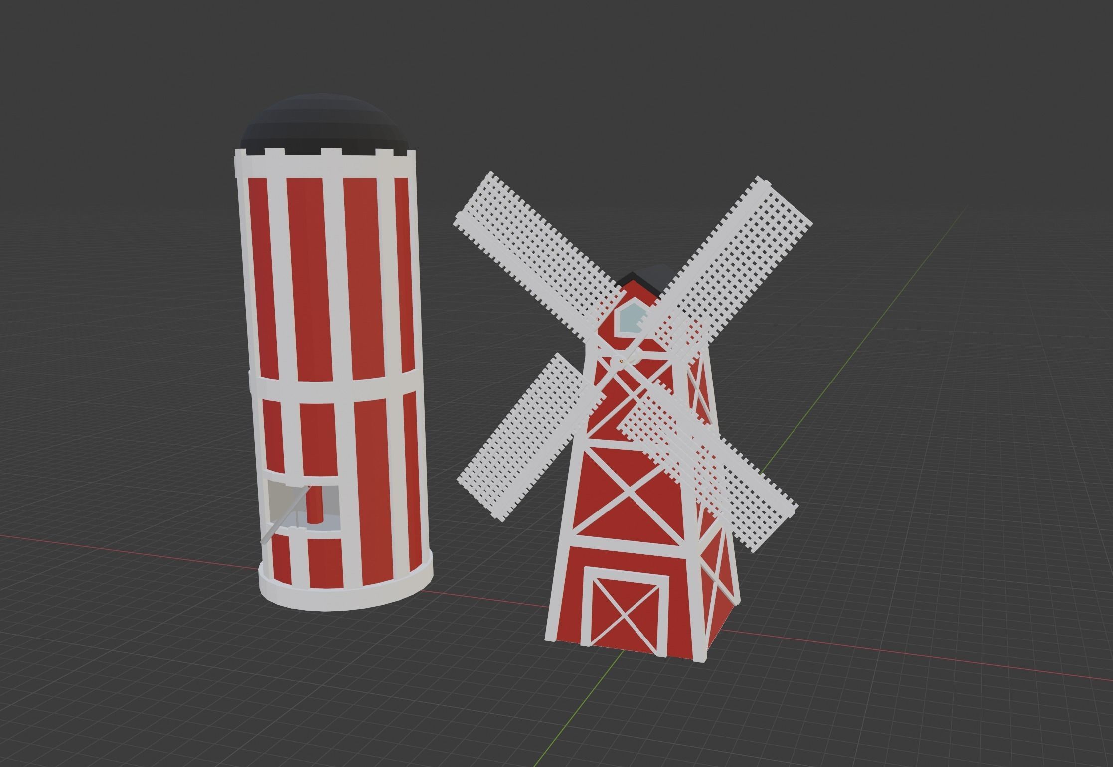 LOWPOLY FARM assets made in Blender 27 HIGH QUALITY models  Low-poly 3D model_21