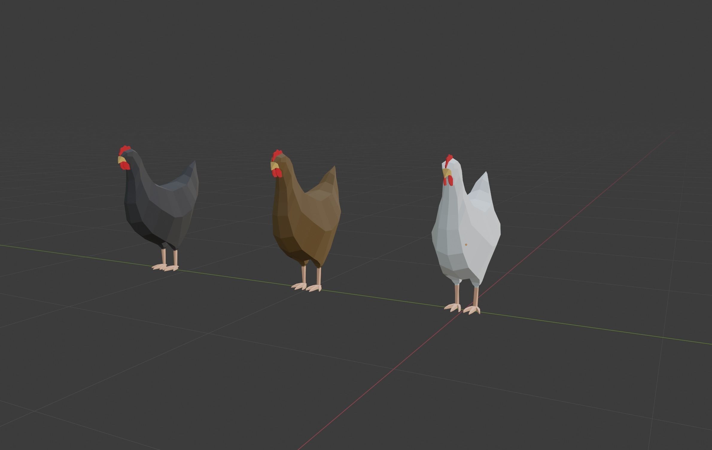 LOWPOLY FARM assets made in Blender 27 HIGH QUALITY models  Low-poly 3D model_3