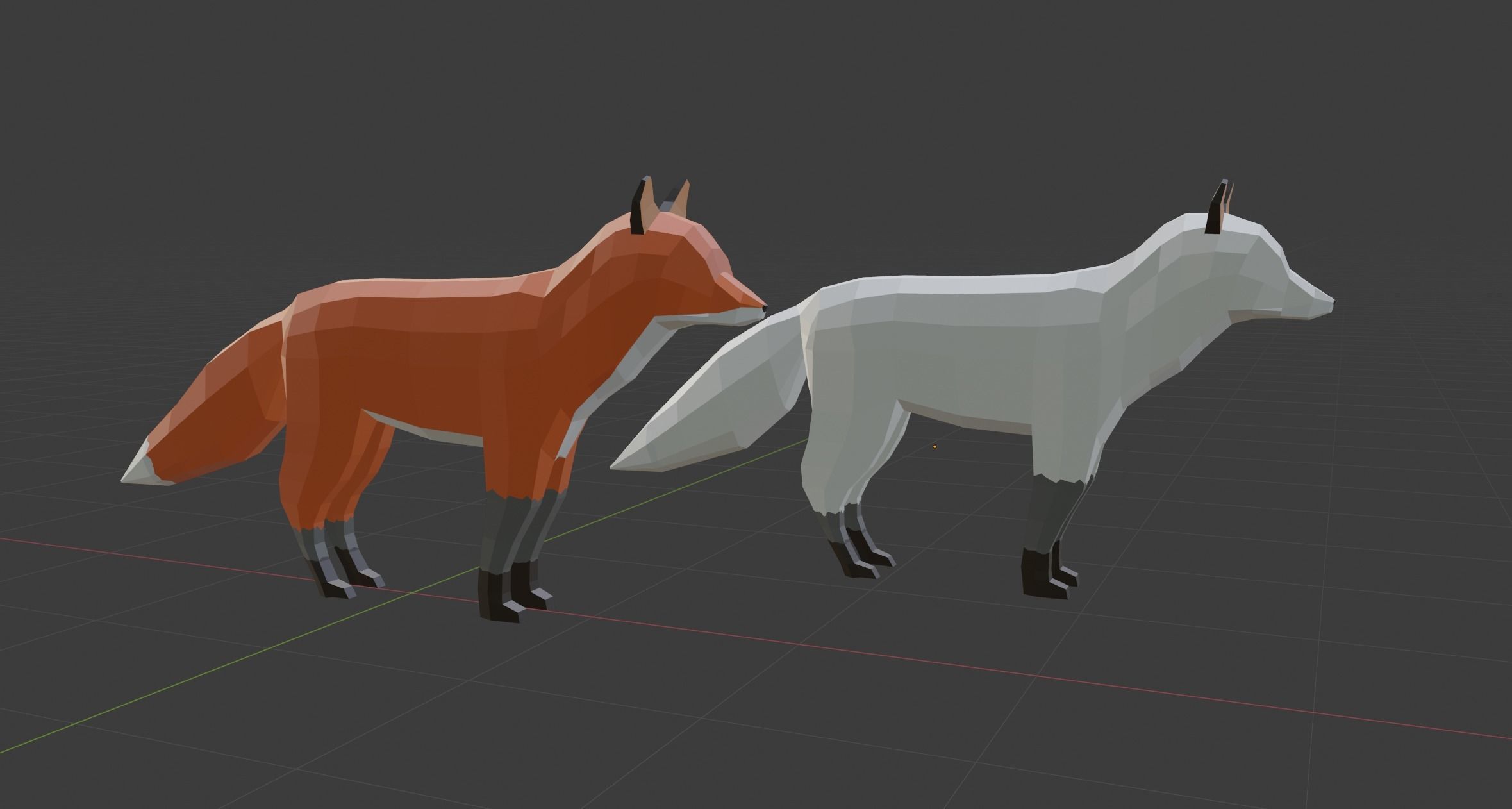 LOWPOLY FARM assets made in Blender 27 HIGH QUALITY models  Low-poly 3D model_29