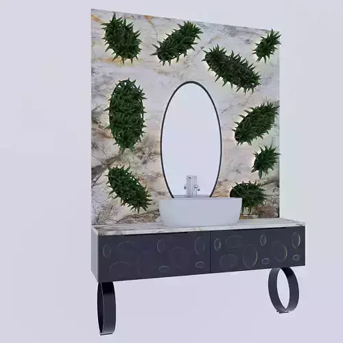 bathroomfurniture bathroom vanity with plants