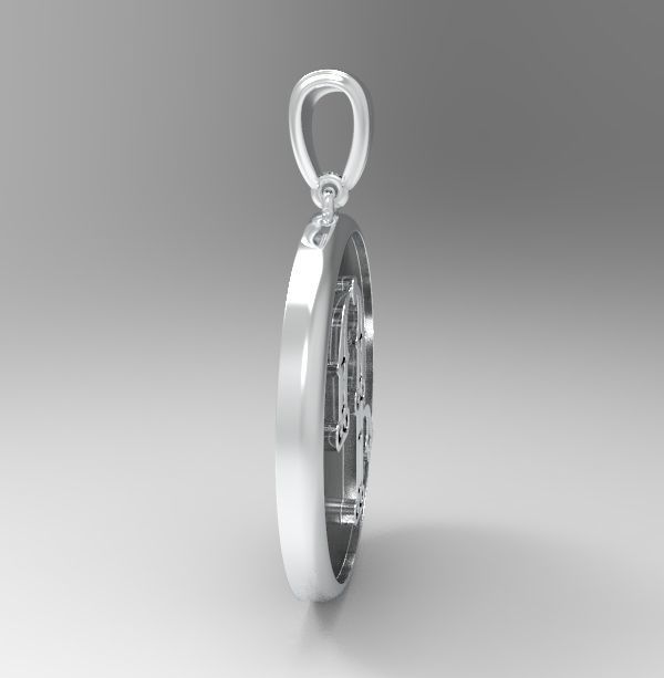 Decorative Letter D 3D print model_20