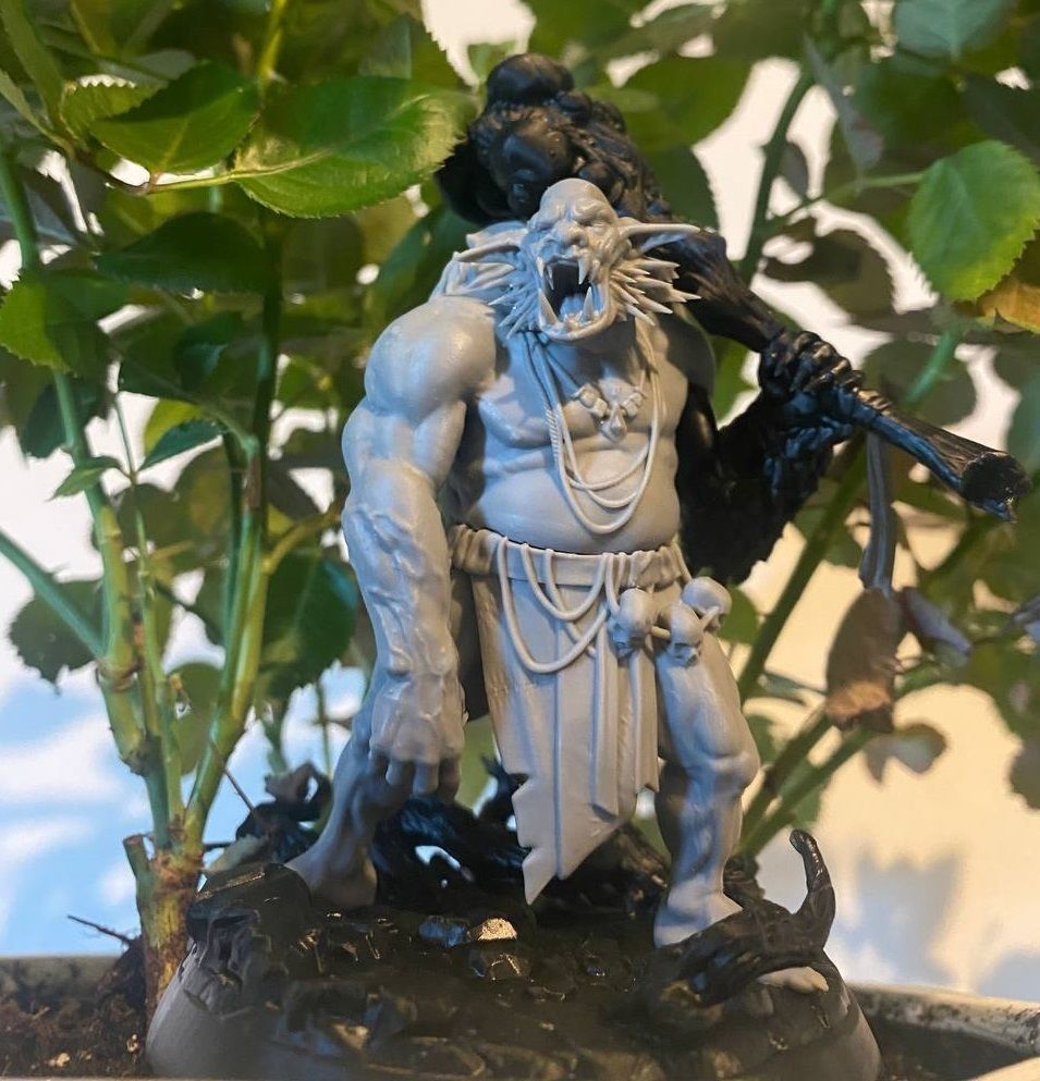 Gloock the fomorian pre-supported 3D print model_1