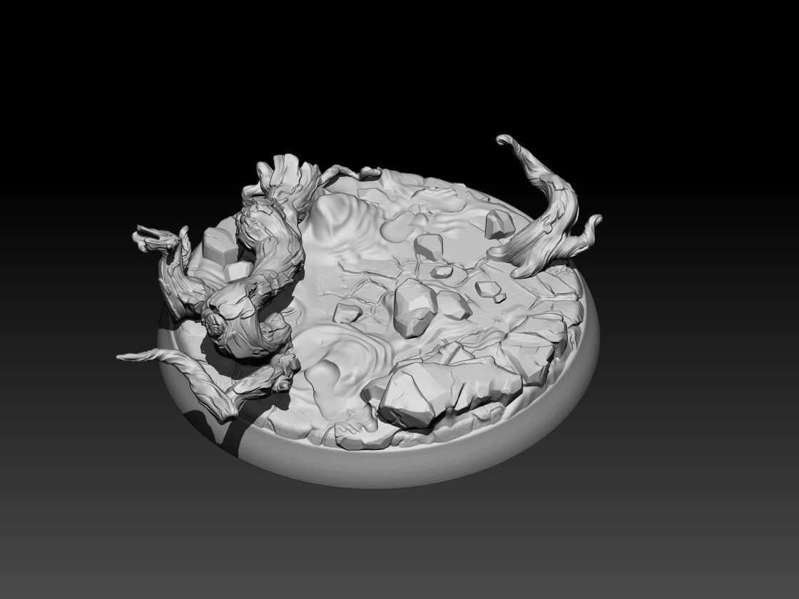 Gloock the fomorian pre-supported 3D print model_3