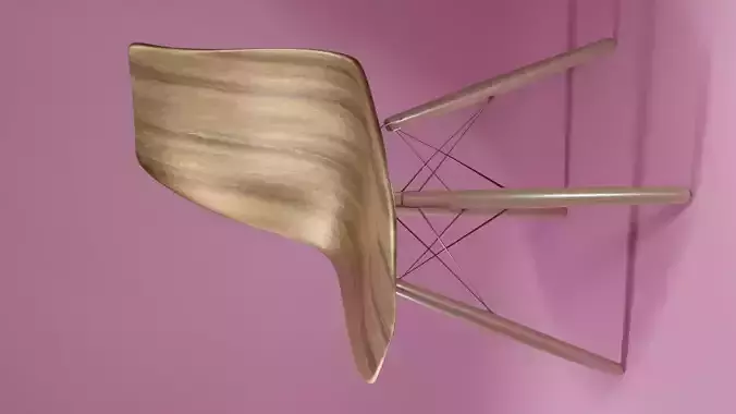 emaes dowel base side chair