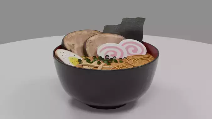Ramen - japanese noodle 3D model