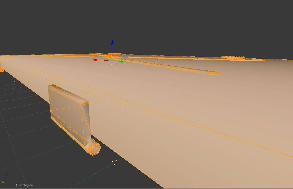 Rusty Military Metal Crate Low-poly Low-poly 3D model_7