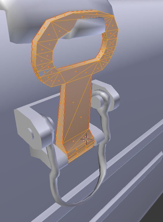 Rusty Military Metal Crate Low-poly Low-poly 3D model_11