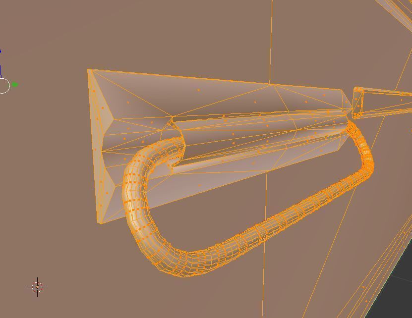 Rusty Military Metal Crate Low-poly Low-poly 3D model_13