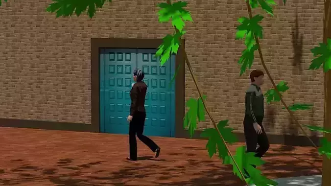 The Doors  Low-poly 3D model
