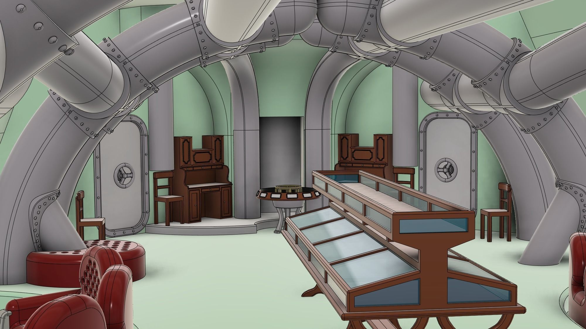 Nautilus Design 3D model_7
