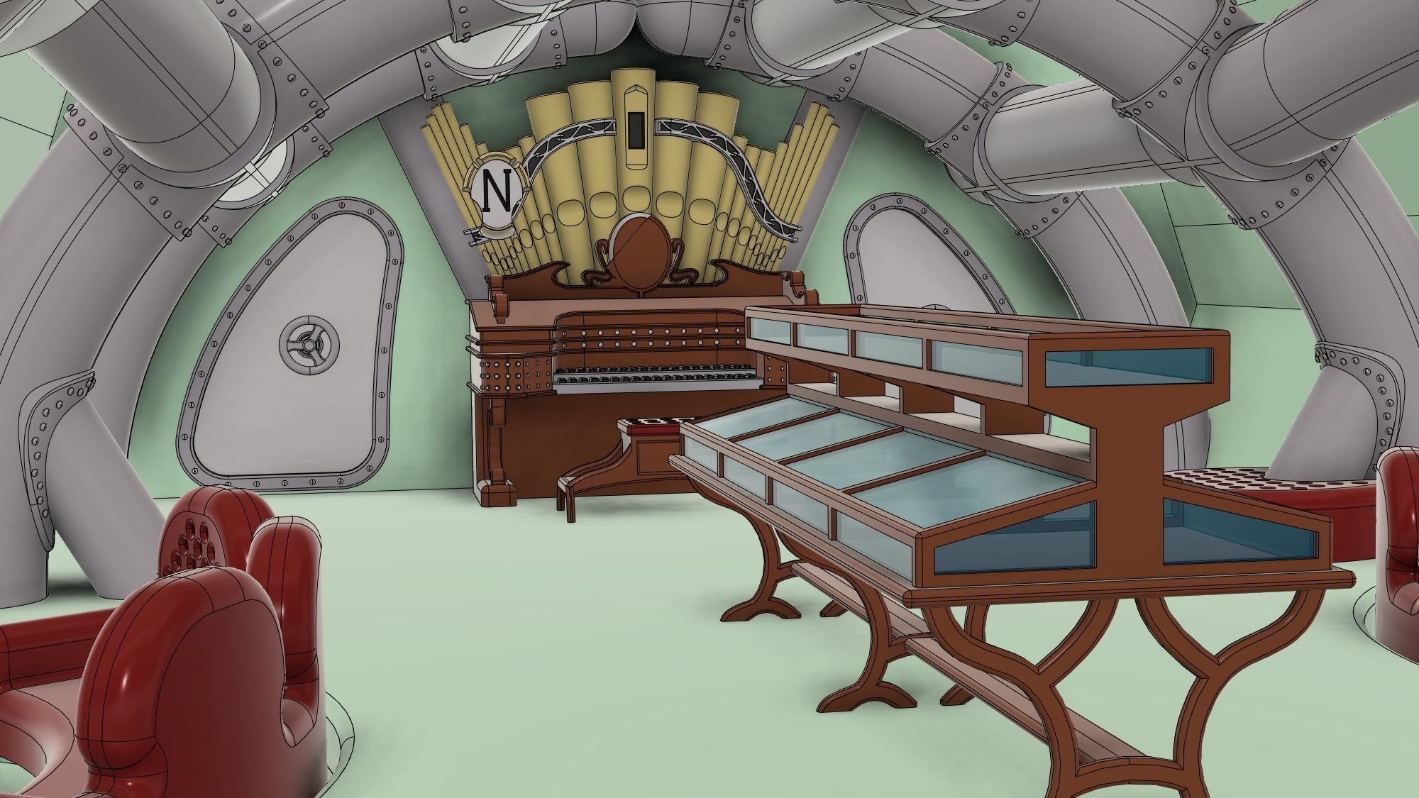 Nautilus Design 3D model_6