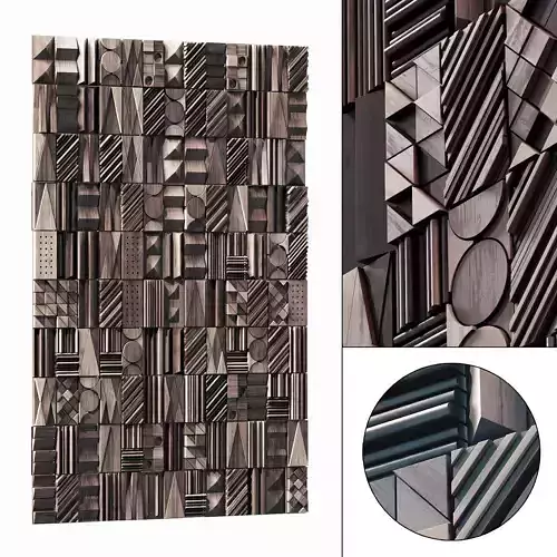 Wood wallcovering decor n1