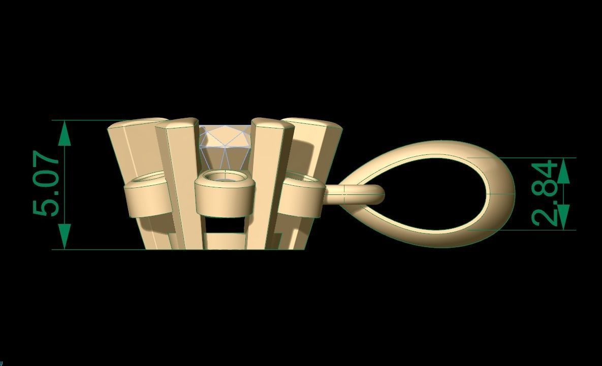 Pendant 83 3D print model_8