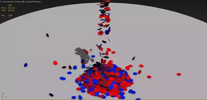 1500 Gold Coins Falling Animation