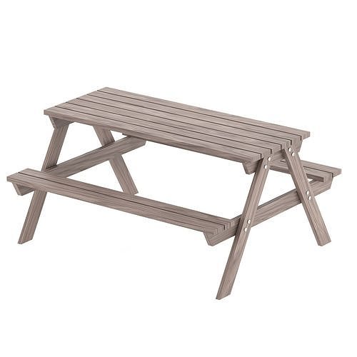 Park Table 02 Low-poly 3D model