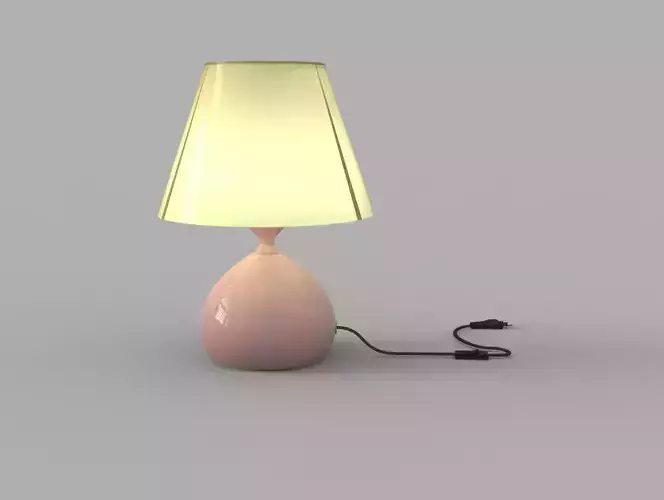 Table lamp 3D model