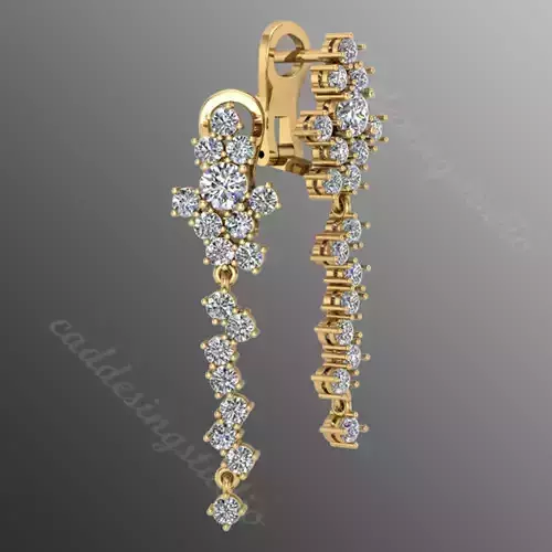 earrings sm14 3D print model