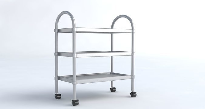 Shelf for medical instruments Free 3D model