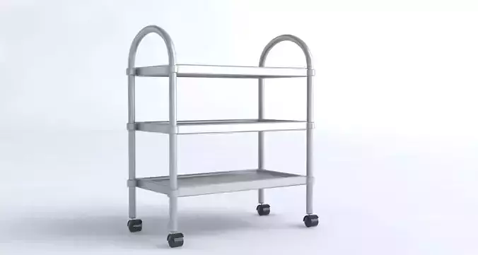 Shelf for medical instruments