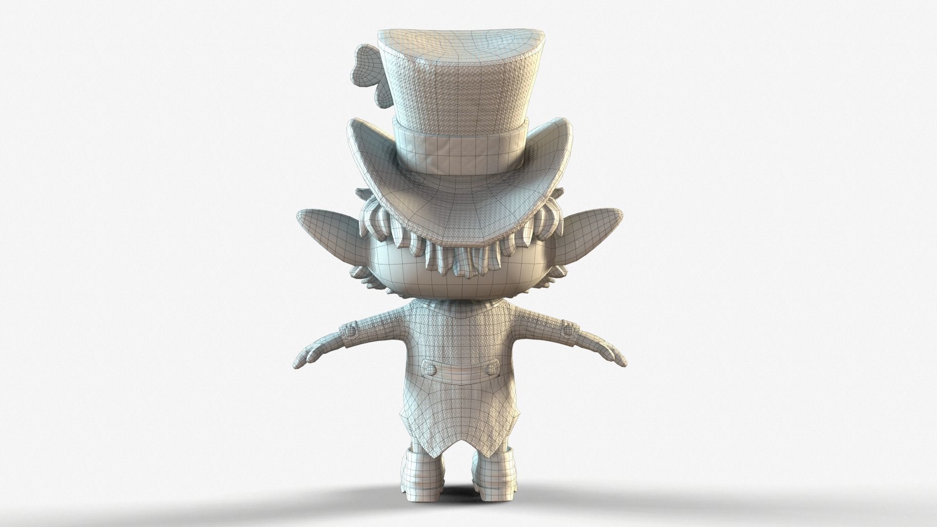 Leprechaun Low-poly 3D model_50