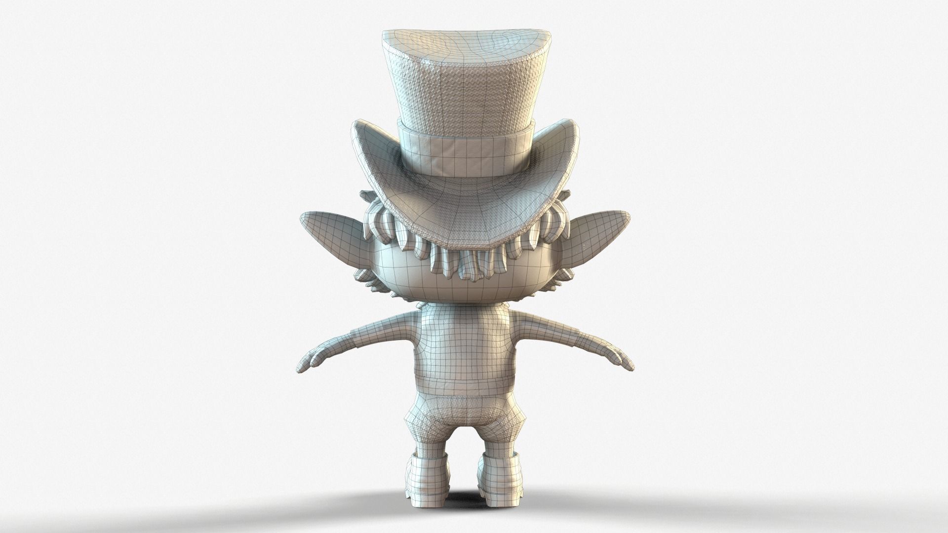Leprechaun Low-poly 3D model_51