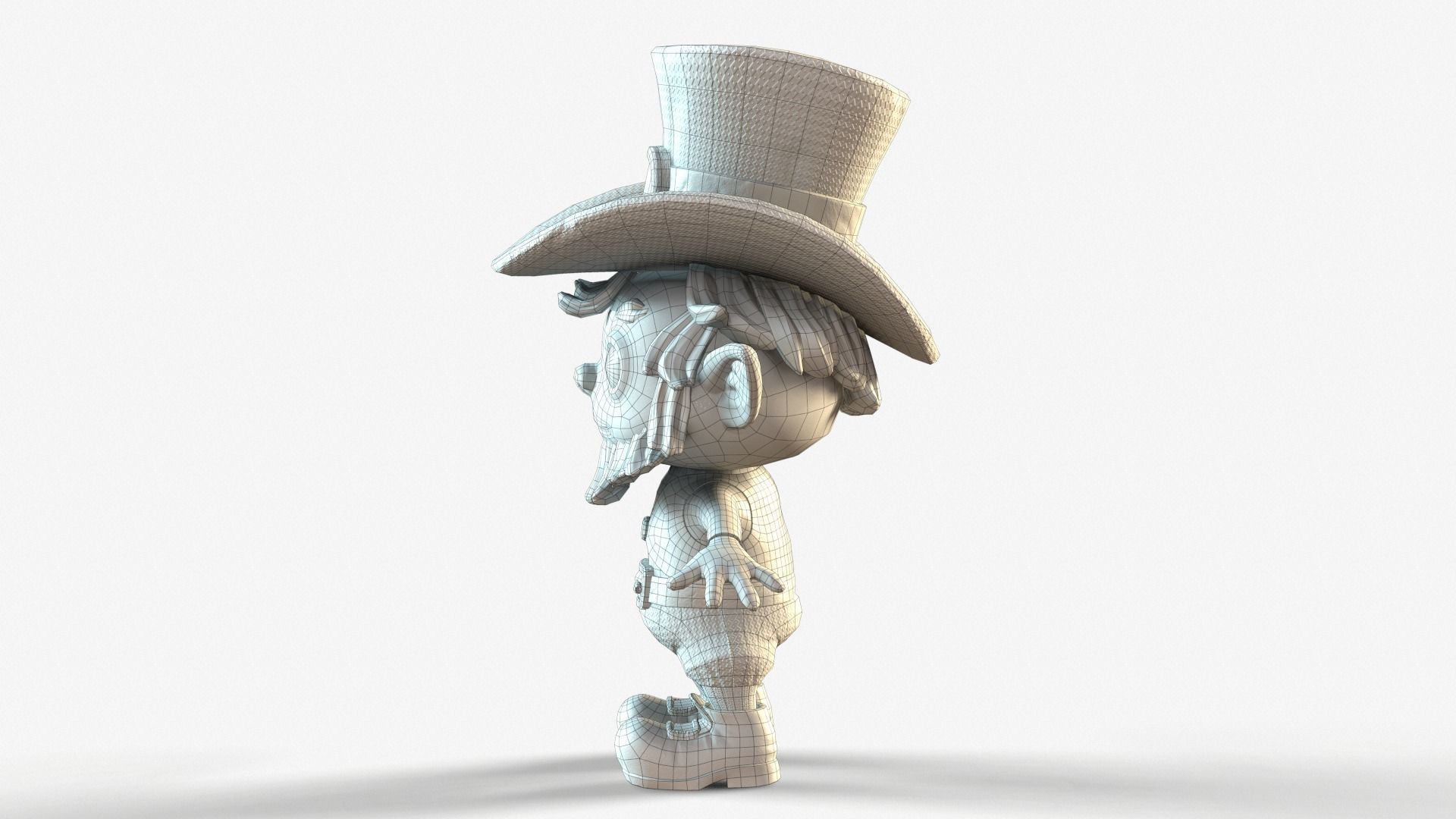 Leprechaun Low-poly 3D model_55